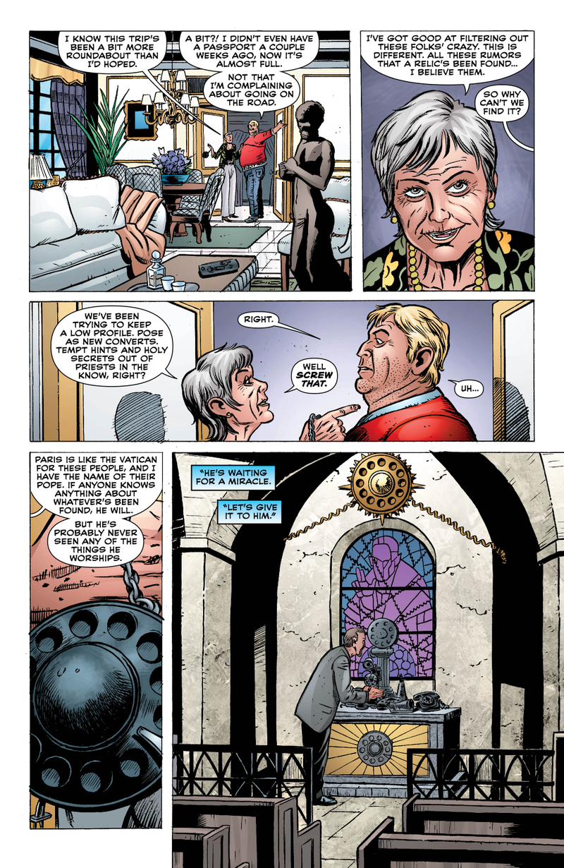Illustration for article titled Dial H #7 Puts Two Unlikely Heroes on the Hunt for a Secret Telephone-Worshipping Cult